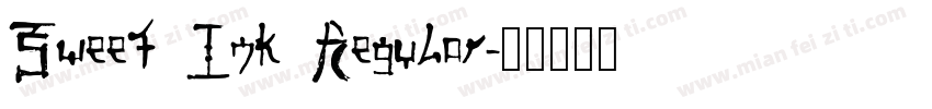 Sweet Ink Regular字体转换